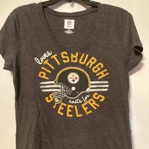 Pittsburgh Steeler women’s v neck tee